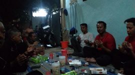 Tegak Lurus, Anen Cerdik Parwoto (ACP) bersama warga Dusun 3 menggelar doa bersama di kediaman calon anggota BPD Desa Muktiwari nomor urut 4, Anen Cerdik Parwoto, SH, Jumat (22/5/2026) malam, sebagai bentuk dukungan dan solidaritas menjelang pemilihan BPD.