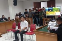 Sarjan, memasuki agenda pembacaan tuntutan dari Jaksa Penuntut Umum (JPU) KPK di Pengadilan Tipikor, Senin (4/5/2026). 