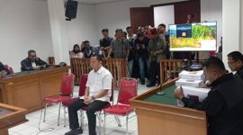 Sarjan, memasuki agenda pembacaan tuntutan dari Jaksa Penuntut Umum (JPU) KPK di Pengadilan Tipikor, Senin (4/5/2026). 