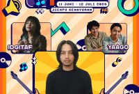 Fiersa Besari saat tampil di Jakarta Fair 2026, JIEXPO Kemayoran, Jakarta.