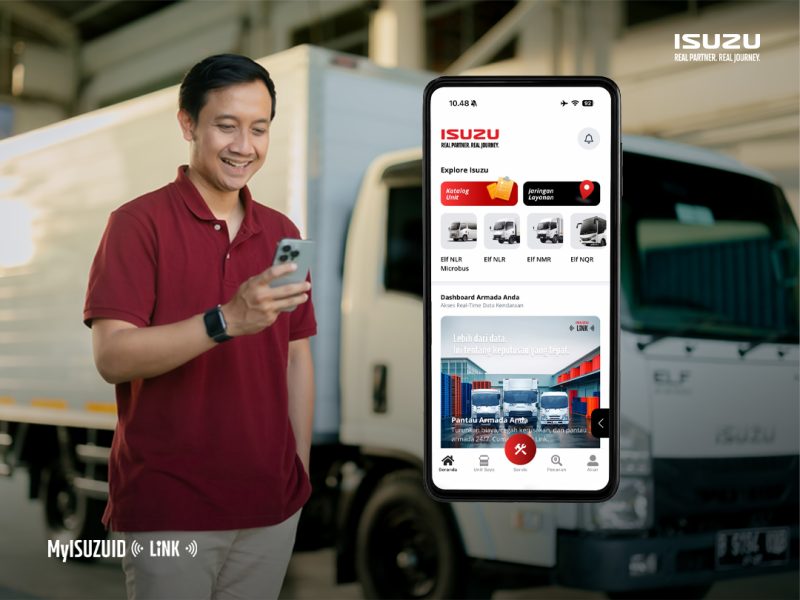 Isuzu Maksimalkan MyIsuzuID dan Isuzu Link, Pantau Armada Real-Time hingga Cegah Kecelakaan