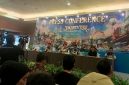 Suasana konferensi pers Jakarta Fair Kemayoran 2026 di Jakarta, Rabu (4/6/2026). Dalam kesempatan tersebut, panitia resmi mengumumkan penyelenggaraan Jakarta Fair Kemayoran yang akan berlangsung pada 11 Juni hingga 12 Juli 2026 di JIEXPO Kemayoran, Jakarta Pusat, dengan menghadirkan 2.800 peserta pameran, berbagai hiburan, serta konser musik dari sejumlah musisi papan atas Indonesia.