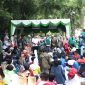 Pelaksana Harian (Plh.) Wali Kota Bekasi Abdul Harris Bobihoe bersama tokoh lingkungan Prof. Dr. Emil Salim dan jajaran saat menghadiri peringatan Hari Lingkungan Hidup Sedunia 2026 di Taman Hutan Kota Patriot Bina Bangsa, Kota Bekasi, Rabu (10/6/2026). Kegiatan ini diikuti para kandidat Adiwiyata dan masyarakat sebagai bentuk edukasi serta penguatan kepedulian terhadap lingkungan.