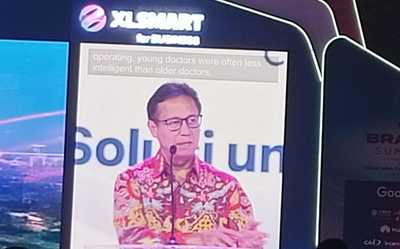 Menteri Kesehatan Republik Indonesia Budi Gunadi Sadikin saat menghadiri Bravo 500 Summit 2026, pada Kamis 11 Juni 2026.