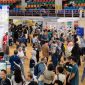 Suasana pembukaan Indonesia Energy & Engineering (IEE) Series 2026 di BSCC Dome Balikpapan, Kalimantan Timur, Rabu (10/6/2026). Pameran ini menghadirkan ratusan perusahaan dari sektor energi, pertambangan, dan konstruksi untuk mendorong investasi serta pertumbuhan industri di Indonesia Timur.