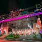 Atraksi kembang api menghiasi langit Kemayoran saat opening ceremony Jakarta Fair Kemayoran 2026 yang berlangsung meriah, Kamis (11/6).