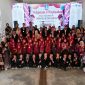 Suasana haru pelepasan siswa kelas 6 SDN 01 Muktiwari di Grand Duta Haruma Bay Water Park, Babelan, Bekasi, Minggu (14/6/2026). Kepala sekolah, guru, dan komite sekolah menyampaikan pesan penuh makna kepada para lulusan.