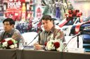 Direktur Marketing JIEXPO, Ralph Scheunemann (tengah), menyampaikan keterangan kepada media terkait pelaksanaan Jakarta Fair Kemayoran 2026 dalam konferensi pers di Jakarta, menjelang pembukaan resmi pameran pada 11 Juni 2026.