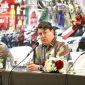 Direktur Marketing JIEXPO, Ralph Scheunemann (tengah), menyampaikan keterangan kepada media terkait pelaksanaan Jakarta Fair Kemayoran 2026 dalam konferensi pers di Jakarta, menjelang pembukaan resmi pameran pada 11 Juni 2026.
