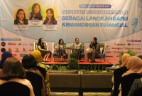Narasumber berbagi strategi membangun bisnis rumahan, branding, hingga pemanfaatan media sosial dalam seminar bertema 