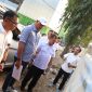 Wakil Wali Kota Bekasi Abdul Harris Bobihoe meninjau kesiapan venue Porprov XV Jawa Barat bersama jajaran Pemprov Jabar dan KONI Jabar di Kota Bekasi, Rabu (8/7/2026).