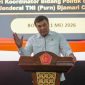 Menteri Koordinator Bidang Politik dan Keamanan (Menko Polkam) Jenderal TNI (Purn.) Djamari Chaniago menyampaikan keterangan terkait komitmen pemerintah menjaga profesionalisme, transparansi, dan koordinasi dalam proses penegakan hukum di Indonesia.