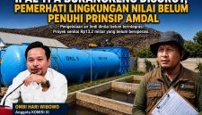 Anggota Komisi III DPRD Kabupaten Bekasi Ombi Hari Wibowo (kiri) bersama Ketua Umum Ahli Salam Semesta sekaligus pemerhati lingkungan Edvin Gunawan (kanan) menyoroti kondisi Instalasi Pengolahan Air Limbah (IPAL) di TPA Burangkeng, Kabupaten Bekasi. Mereka menilai pengelolaan air lindi belum terintegrasi secara optimal dan mendorong percepatan operasional fasilitas IPAL agar memenuhi prinsip Analisis Mengenai Dampak Lingkungan (AMDAL).