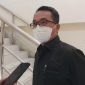 Anggota Komisi III DPRD Kabupaten Bekasi dari Fraksi Partai Gerindra, H. Bodin, memberikan keterangan kepada awak media di sela-sela rapat Panitia Khusus (Pansus) DPRD Kabupaten Bekasi, Kamis (16/7/2026).