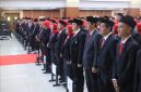 Pelantikan Anggota BPD: Sebanyak 1.565 anggota Badan Permusyawaratan Desa (BPD) se-Kabupaten Bekasi mengikuti prosesi pelantikan dan pengambilan sumpah jabatan yang dipimpin Plt. Bupati Bekasi, Asep Surya Atmaja, di Gedung Swatantra Wibawa Mukti, Cikarang Pusat, Rabu (22/7/2026).