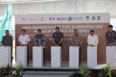 Menteri Koordinator Bidang Infrastruktur dan Pembangunan Kewilayahan Agus Harimurti Yudhoyono (AHY) bersama jajaran pemerintah, PT KAI, dan Summarecon melakukan groundbreaking pembangunan Stasiun Bekasi Extension di kawasan Summarecon Bekasi, Jumat (24/7/2026).