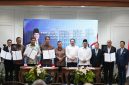 Penandatanganan Komitmen Hibah Lahan PT Lippo Cikarang Tbk kepada negara dalam rangka mendukung Program 3 Juta Rumah bagi masyarakat berpenghasilan rendah di Gedung Wisma Danantara Indonesia, Jakarta Selatan, Senin (29/6/2026). Foto : Dokpim
