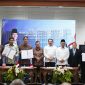 Penandatanganan Komitmen Hibah Lahan PT Lippo Cikarang Tbk kepada negara dalam rangka mendukung Program 3 Juta Rumah bagi masyarakat berpenghasilan rendah di Gedung Wisma Danantara Indonesia, Jakarta Selatan, Senin (29/6/2026). Foto : Dokpim
