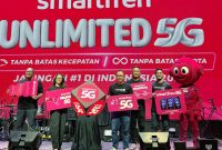 PT XLSMART Telecom Sejahtera Tbk melalui SMARTFREN resmi meluncurkan layanan Unlimited 5G di Semarang. Layanan ini menawarkan internet tanpa batas kecepatan dan tanpa batas kuota selama pelanggan terhubung ke jaringan 5G SMARTFREN, sekaligus memperkuat perluasan layanan 5G di Indonesia.