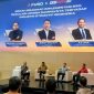 Diskusi “Bedah Roadmap Implementasi B50: Regulasi hingga Dampaknya terhadap Industri Otomotif Indonesia” menghadirkan Cahyo Setyo Wibowo dari Kementerian ESDM, Ronny Senjaya, dan Aji Jaya dalam rangkaian GIIAS 2026, Tangerang, Jumat (7/8/2026).