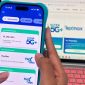 Pelanggan mengakses aplikasi XL melalui smartphone yang menampilkan layanan XL Ultra 5G+ dan paket FlexMax. XLSMART menghadirkan sejumlah promo spesial Kemerdekaan sepanjang Agustus 2026, termasuk bonus kuota 5G untuk pelanggan XL Prepaid.