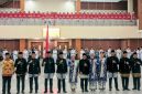 Pengukuhan Paskibraka Kabupaten Bekasi dilakukan Pelaksana Tugas (Plt) Bupati Bekasi Dr. Asep Surya Atmaja di Gedung Wibawa Mukti, Cikarang Pusat, Sabtu (15/8/2026).