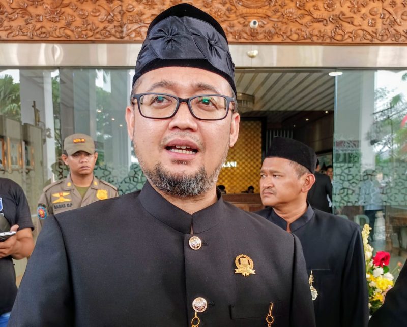 Ketua DPRD Kabupaten Bekasi, Ade Sukron, pada Sabtu (15/8/2026).