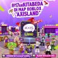 Poster kampanye #17anKitaBeda dari AXIS yang menghadirkan AXISLAND, map baru di platform Roblox, dengan rangkaian aktivitas Speed Run Battle (Balap Karung) pada 21–23 Agustus dan Fashion Week bertema Pakaian Adat Nusantara pada 4–6 September 2026.