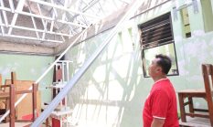 Harris Bobihoe Sidak SDN 05 Rusak Puting Beliung