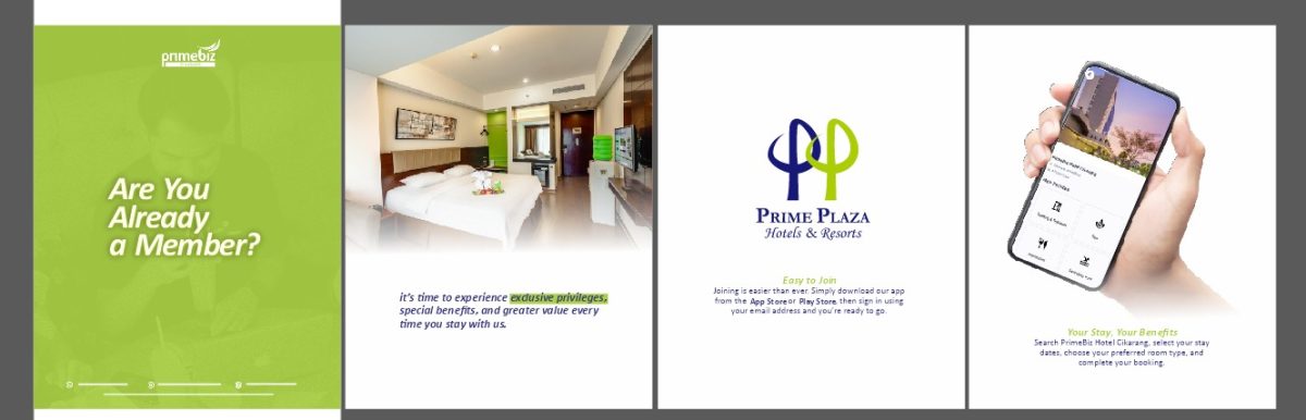 Primebiz Hotel Cikarang menawarkan program PPHotels Membership yang memberikan berbagai keuntungan eksklusif bagi anggota, mulai dari kemudahan reservasi hingga benefit tambahan selama menginap melalui aplikasi PPHotels.