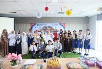 Bunda Literasi Kota Bekasi Wiwiek Hargono Tri Adhianto saat menghadiri sekaligus menjadi juri Grand Final Lomba Menulis Cerpen Tingkat SMP/MTs Kota Bekasi Tahun 2026, Rabu (26/8/2026).