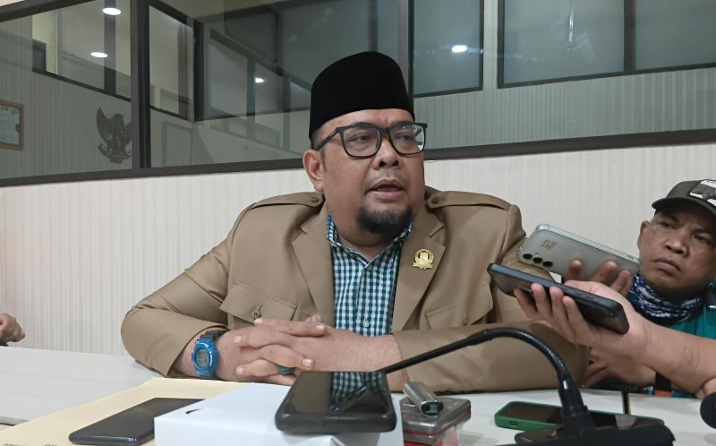 etua Komisi I DPRD Kabupaten Bekasi Ridwan Arifin S.H. Usai Rapat Komisi 1 dengan Dewas Perumda Tirta bhagasasi Senin (3/8)dok. Istimewa