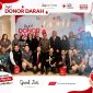 Sejumlah karyawan Grand Zuri Jababeka berfoto bersama usai mengikuti kegiatan donor darah yang digelar Zuri Express Lippo Cikarang bersama Palang Merah Indonesia (PMI), Selasa (1/9/2026). Kegiatan tersebut menjadi bagian dari aksi sosial dan kepedulian terhadap masyarakat yang membutuhkan.