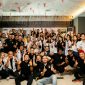 Ketua Regional WCI Betawi periode 2026-2028 Daeng Syahruddin bersama jajaran pengurus dan member saat puncak anniversary ke-12 WCI Betawi di Vasaka Hotel Jakarta, Sabtu (29/8/2026).