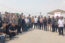 Petugas gabungan bersama Panitia Pilkades dan unsur terkait berfoto bersama di lokasi TPS Digital 01 Desa Muktiwari, Kecamatan Cibitung, Kabupaten Bekasi, Minggu (20/9/2026), saat pelaksanaan Pilkades Serentak 2026. TPS tersebut menjadi salah satu lokasi penerapan sistem pemungutan suara digital.