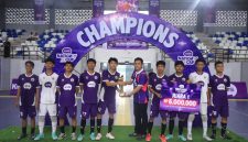 Tim futsal SMAN 8 Kabupaten Tangerang merayakan keberhasilan menjadi Juara 1 Preliminary Tangerang AXIS Nation Cup 2026. Mereka berhak melanjutkan perjuangan ke Final Nasional AXIS Nation Cup 2026.