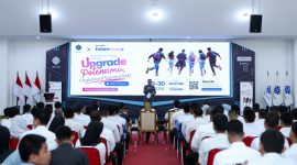 Peserta mengikuti kegiatan pelatihan XLSMART Future Ready di BBPVP Bekasi. Program tersebut menjadi bagian dari upaya pengembangan keterampilan dan kesiapan kerja talenta muda untuk meningkatkan akses terhadap peluang kerja.