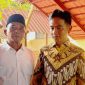 Koordinator Wilayah Bolone Mase Cirebon Raya, Moh Bisri Robis, bersama Wakil Presiden Gibran Rakabuming Raka. Dok. Pribadi.