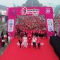 Ribuan peserta mengikuti SMARTFREN FUN RUN 5G Palembang 2026 di halaman Kantor DPRD Provinsi Sumatera Selatan, Minggu (27/9/2026). Kegiatan yang diikuti lebih dari 1.000 peserta ini menghadirkan Fun Run 5K, hiburan, serta berbagai aktivitas bagi masyarakat.