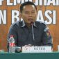 Ketua Bawaslu Kabupaten Bekasi Akbar Khadafi. Akbar memberikan pandangan terkait hak pilih dan peran pengurus RT/RW dalam kontestasi Pilkades. Ia menekankan pentingnya menjaga netralitas dalam pelayanan kepada masyarakat. (Foto: Dok. Bawaslu Kabupaten Bekasi)