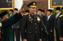 Komjen Pol. Suyudi Ario Seto saat mengikuti prosesi pengambilan sumpah jabatan di Istana Negara. (Dok. Sekretariat Presiden/Merah Putih)