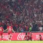 Timnas Indonesia merayakan gol di hadapan ribuan suporter pada final Piala ASEAN FIFA 2026 melawan Thailand di Stadion Utama Gelora Bung Karno (SUGBK), Jakarta, Senin (5/10/2026). Indonesia akhirnya menjadi juara setelah menang melalui adu penalti. (Dok. FIFA)