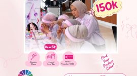 Emina berkolaborasi dengan Zuri Express Lippo Cikarang menghadirkan program Beauty Class bertema “Find Your Perfect Color!” yang dijadwalkan berlangsung pada 1 November 2026. Kegiatan ini mengajak peserta mempelajari teknik makeup dan mengenali warna yang sesuai dengan karakter serta penampilan.