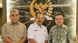 Pertemuan perwakilan APKLI Merah Putih dengan Sufmi Dasco Ahmad dan Ahmad Muzani di Kompleks Parlemen, Senayan. (Dok. Pribadi)