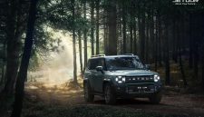 JETOUR T2 i-DM tampil di jalur hutan dengan mengusung konsep kendaraan untuk mendukung perjalanan dan eksplorasi alam. (Dok. JETOUR).