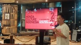 Sales & Marketing Division Head PT Honda Prospect Motor, Ferdianto Budiono, menyampaikan rencana penyelenggaraan Honda Culture Indonesia 2026 yang akan digelar pada 7 November 2026 di Plaza Barat Gelora Bung Karno (GBK), Jakarta.