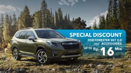 PT Plaza Auto Mega menghadirkan SUBARUVERSE di Jakarta, Jumat (3/10/2026), dengan empat konsep pengalaman, yakni SUBARU SPEEDVERSE, WILDVERSE, PAWVERSE, dan PLAYVERSE yang merepresentasikan karakter Subaru.