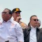Kapolri Jenderal Polisi Suyudi Ario Seto mengapresiasi massa buruh yang menyampaikan aspirasi di depan Gedung DPR RI, Jakarta, Selasa (6/10/2026).