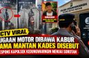 Rekaman CCTV yang memperlihatkan seorang pria membawa sepeda motor warga di wilayah Kedungwaringin, Kabupaten Bekasi. Peristiwa tersebut viral di media sosial dan memicu permintaan klarifikasi kepada pihak kepolisian. Identitas pria dalam rekaman maupun dugaan tindak pidana masih menunggu konfirmasi resmi.