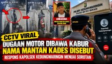 Rekaman CCTV yang memperlihatkan seorang pria membawa sepeda motor warga di wilayah Kedungwaringin, Kabupaten Bekasi. Peristiwa tersebut viral di media sosial dan memicu permintaan klarifikasi kepada pihak kepolisian. Identitas pria dalam rekaman maupun dugaan tindak pidana masih menunggu konfirmasi resmi.